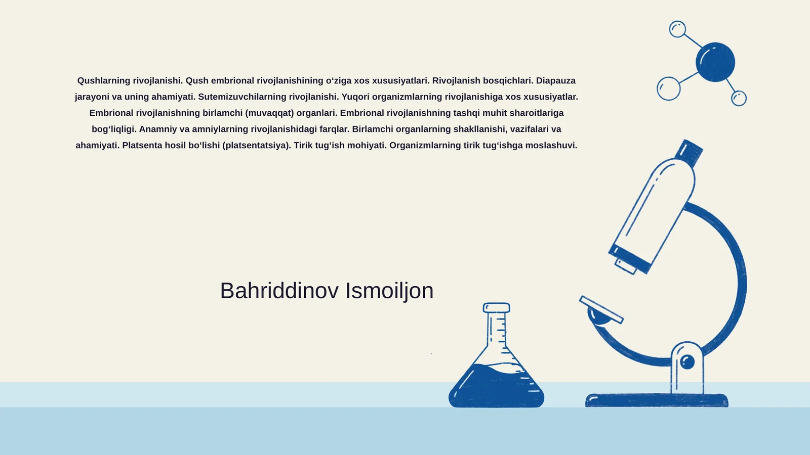 Qushlarning rivojlanishi