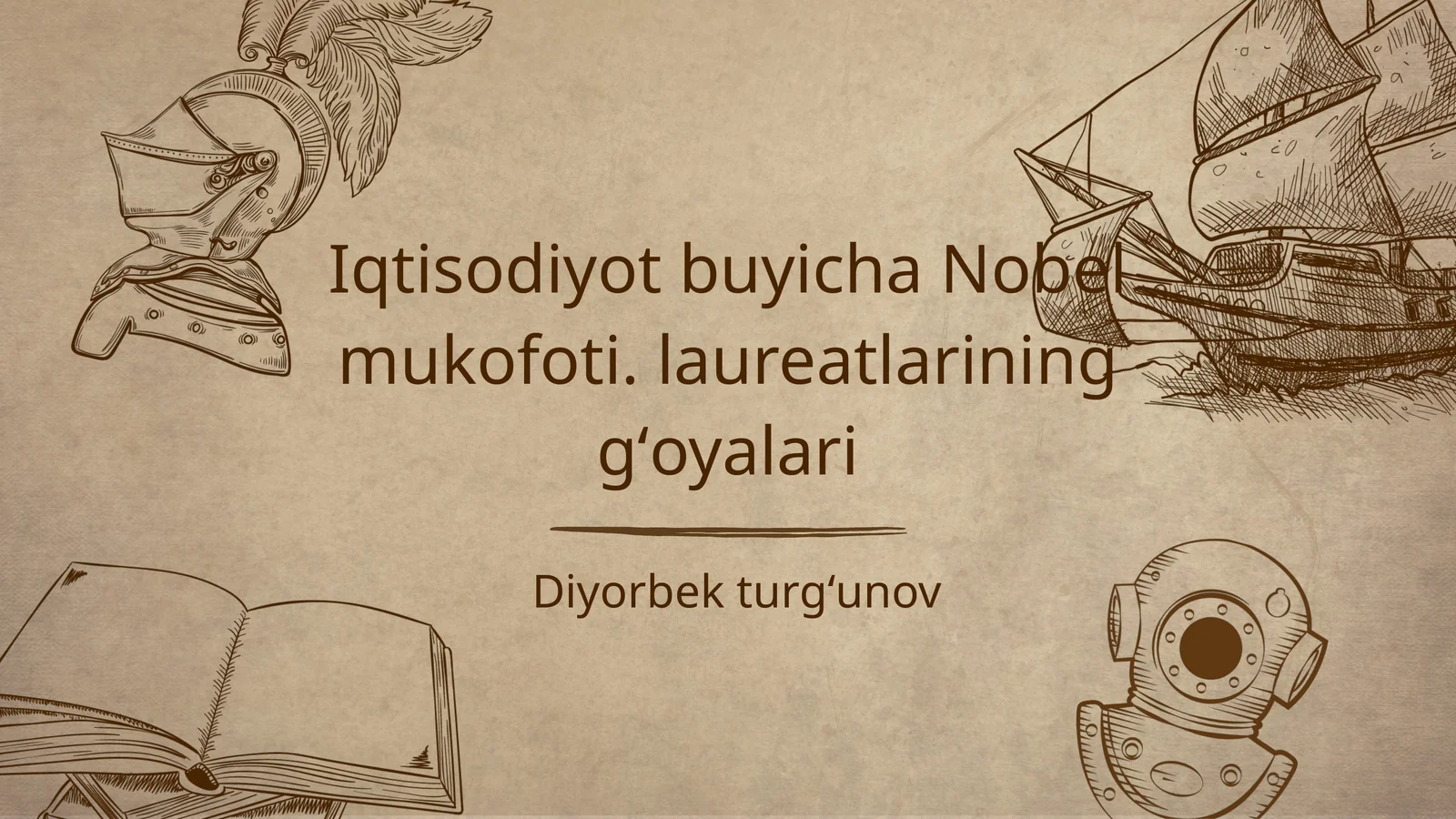 Iqtisodiyot buyicha Nobel mukofoti. laureatlarining gʻoyalari