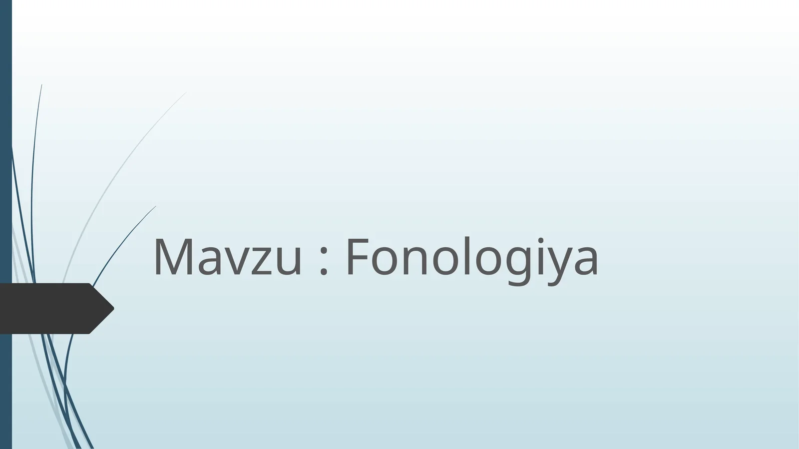 Fonologiya
