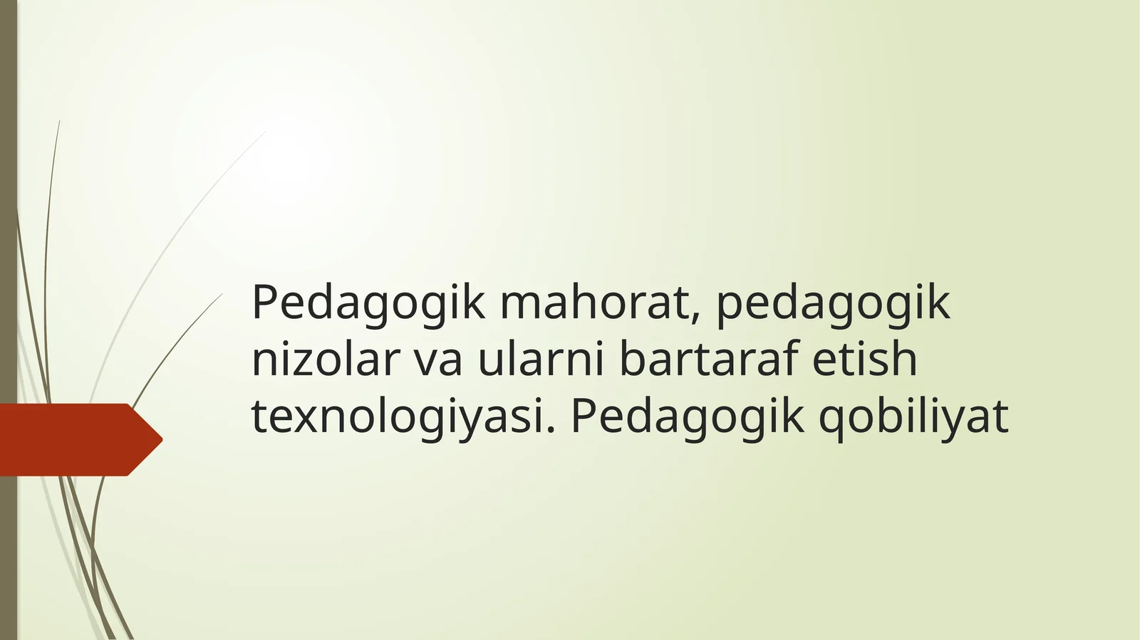 PEDAGOGIKMAHORAT