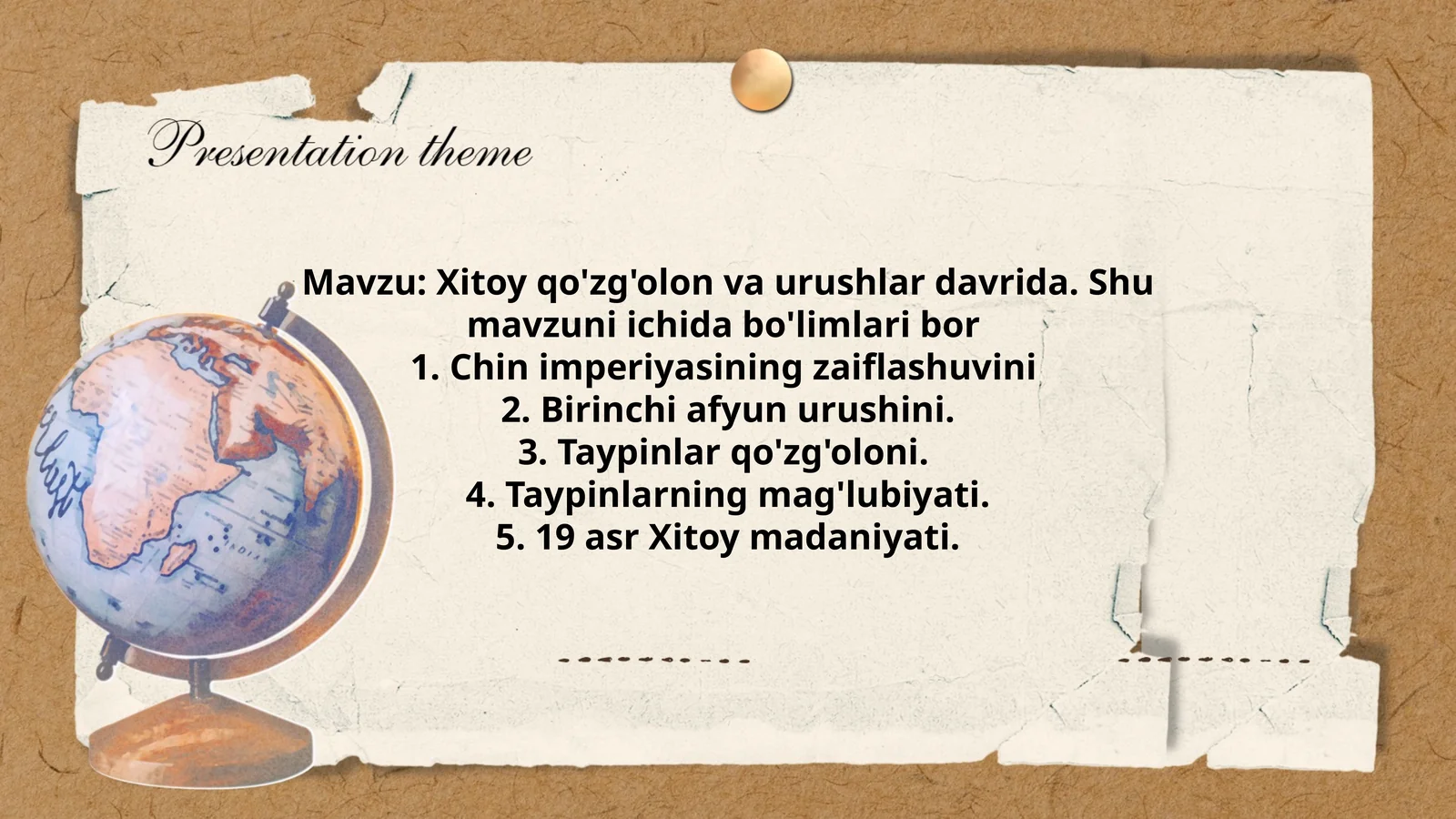 Xitoy qo'zg'olon va urushlar davrida