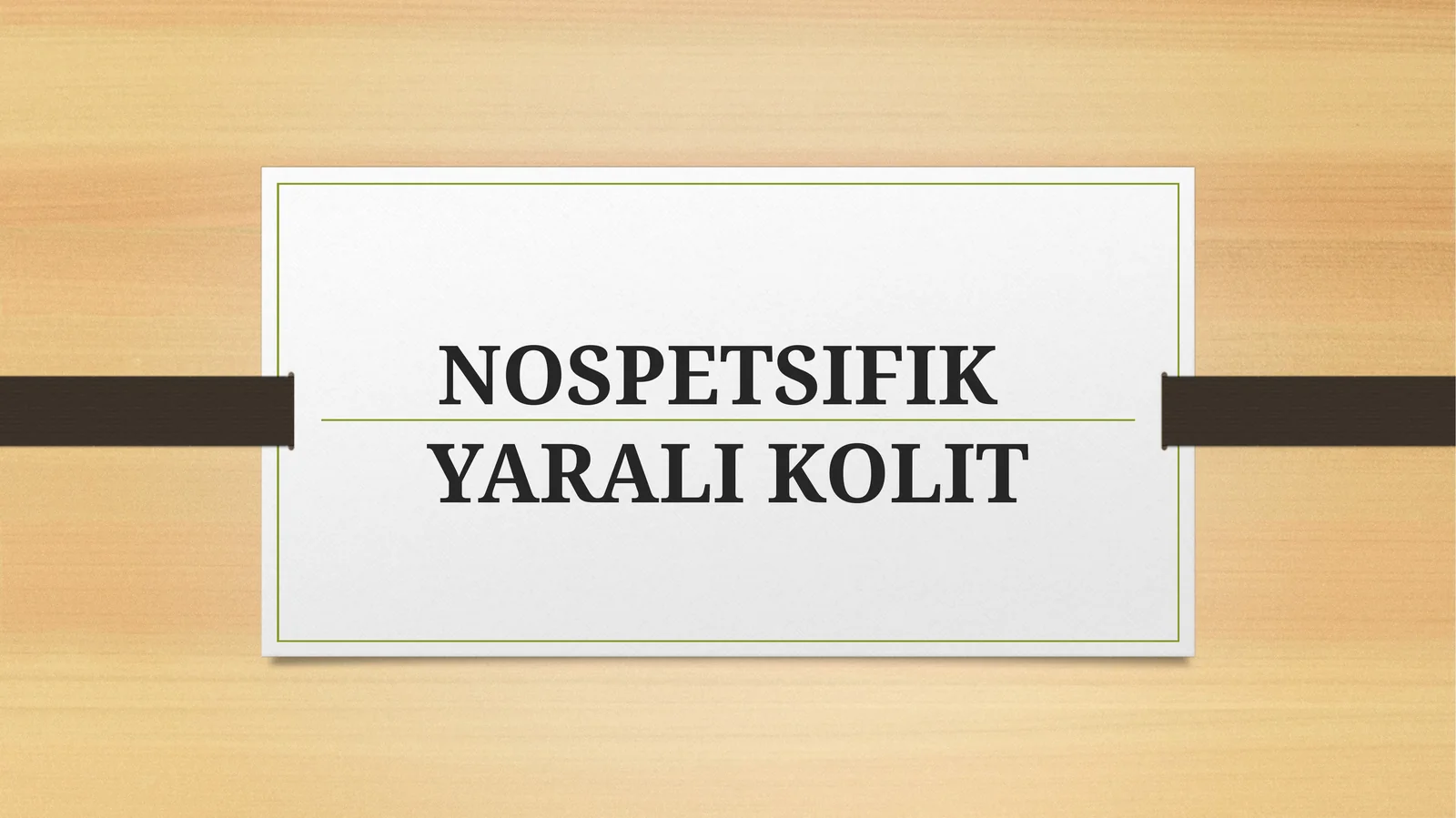 NOSPETSIFIKYARALI KOLIT