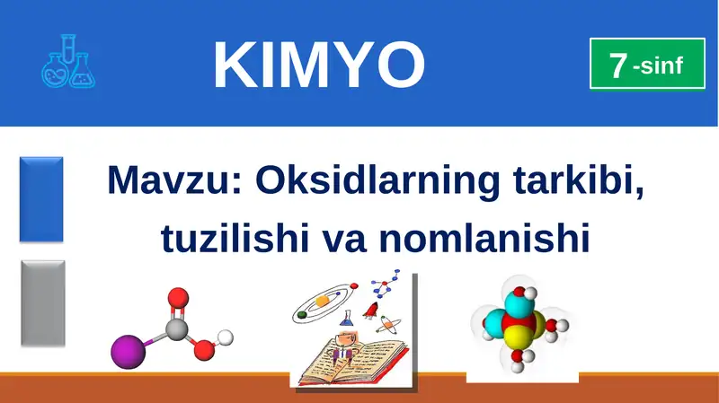 Oksidlarning tarkibi, tuzilishi va nomlanishi