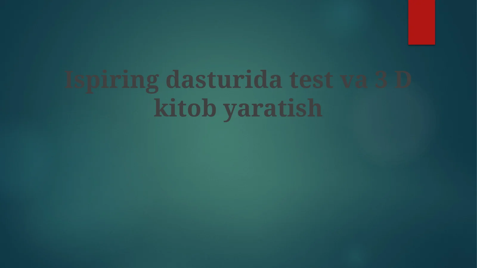 3D Kitob Yaratishning Sirlari