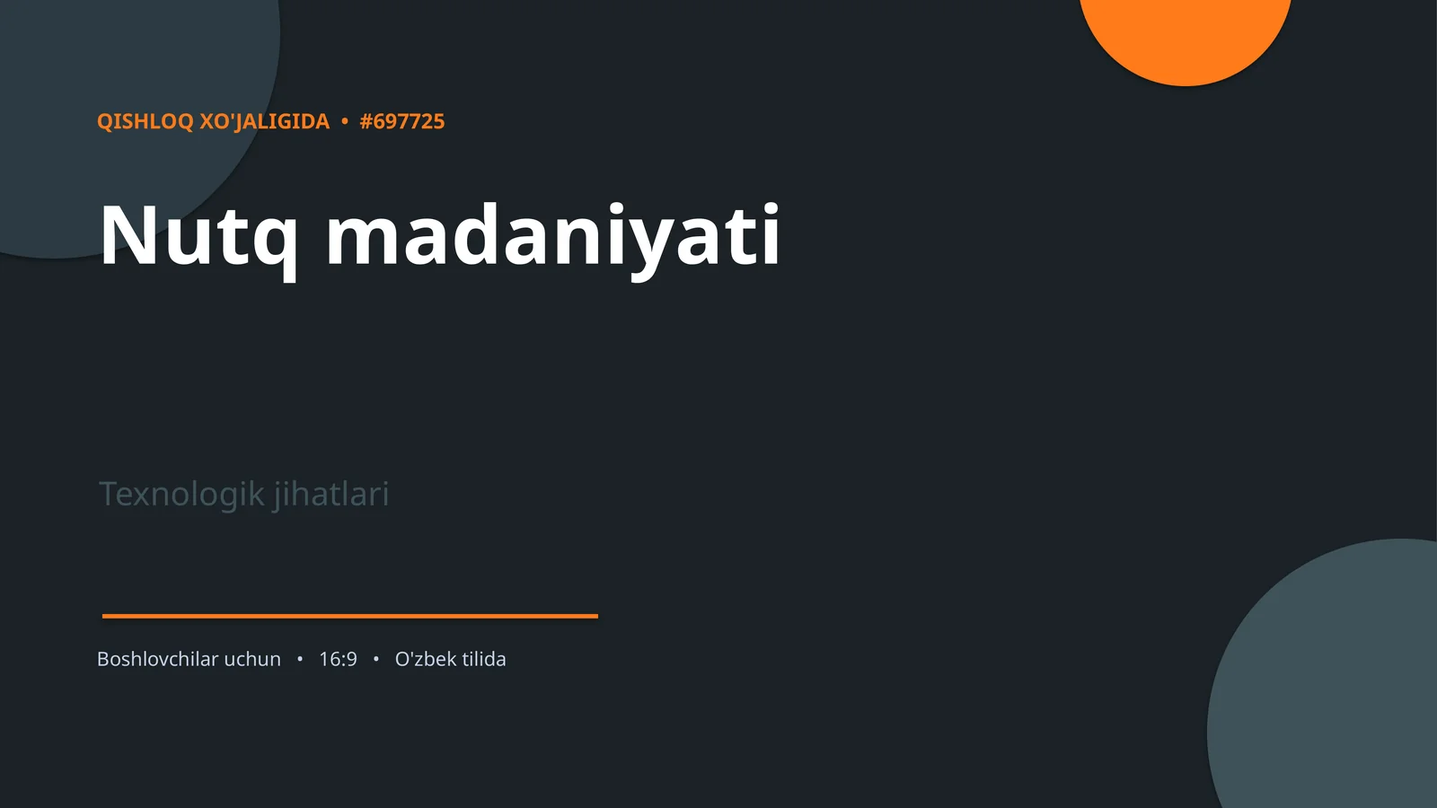 Nutq madaniyati