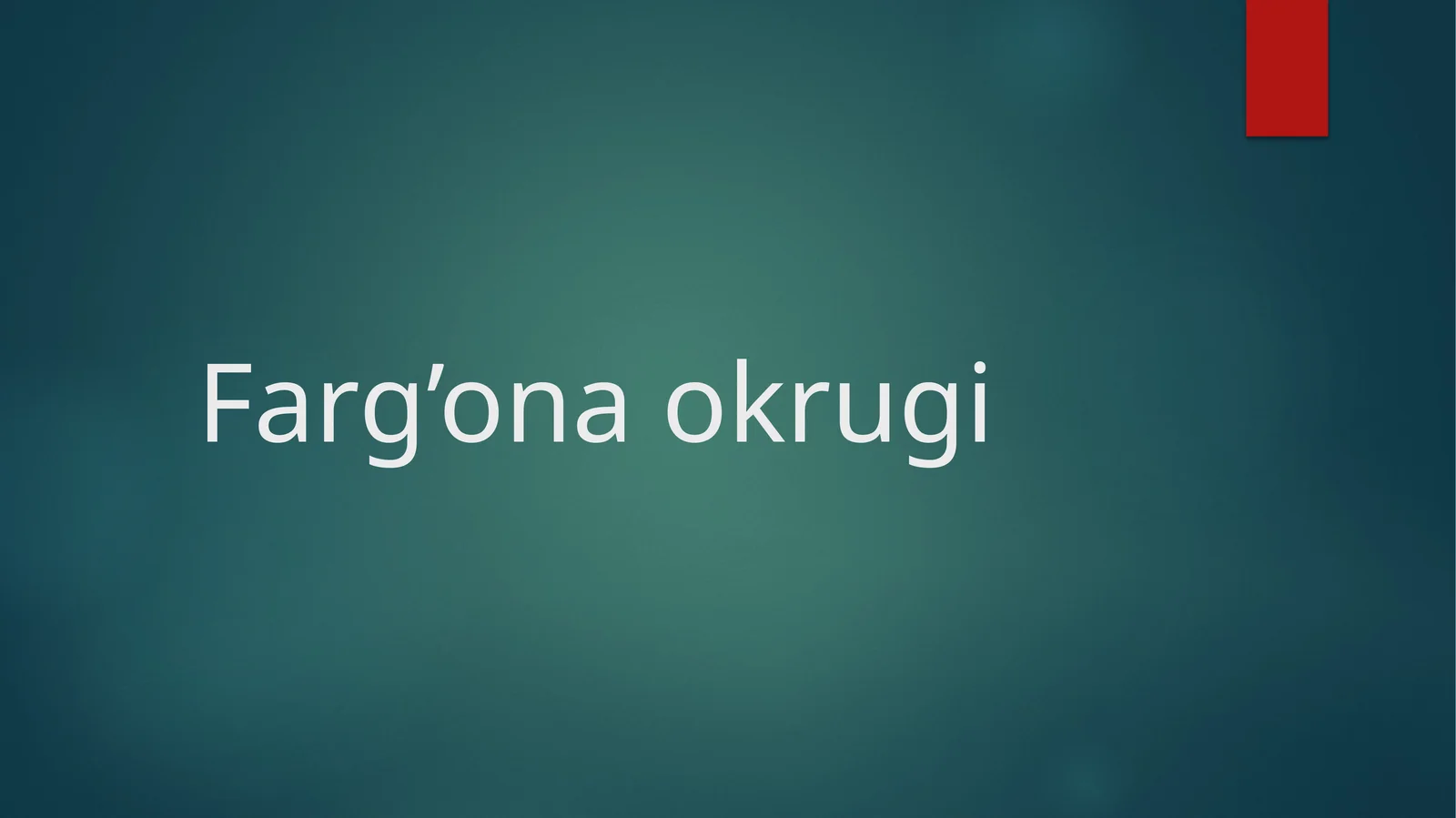Farg’ona okrugi