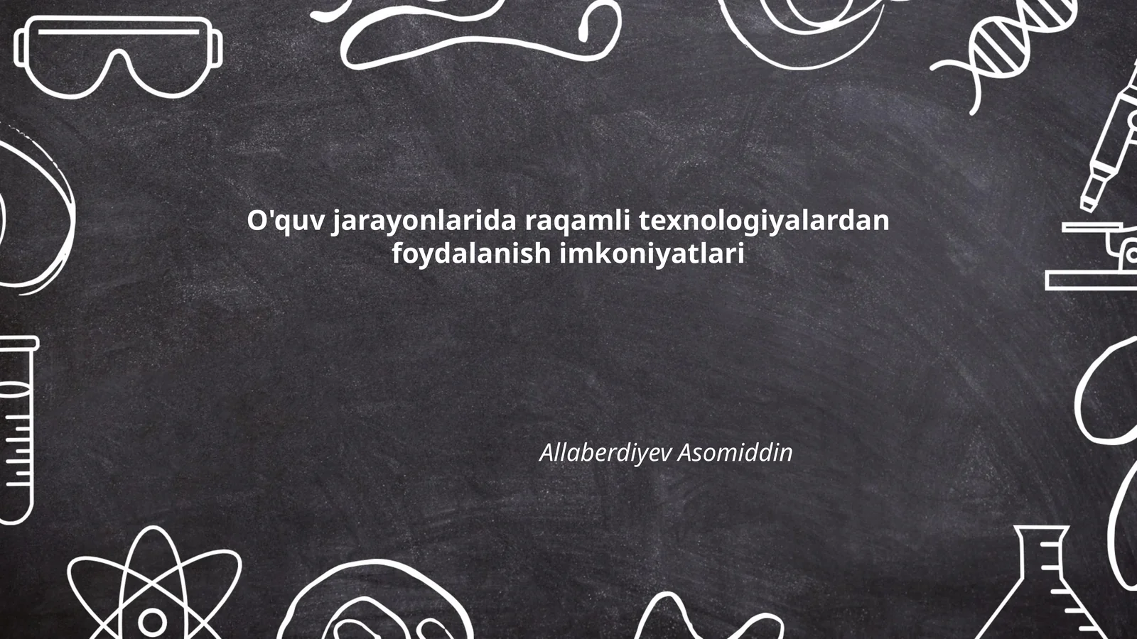 O'quv jarayonlarida raqamli texnologiyalardan foydalanish imkoniyatlari