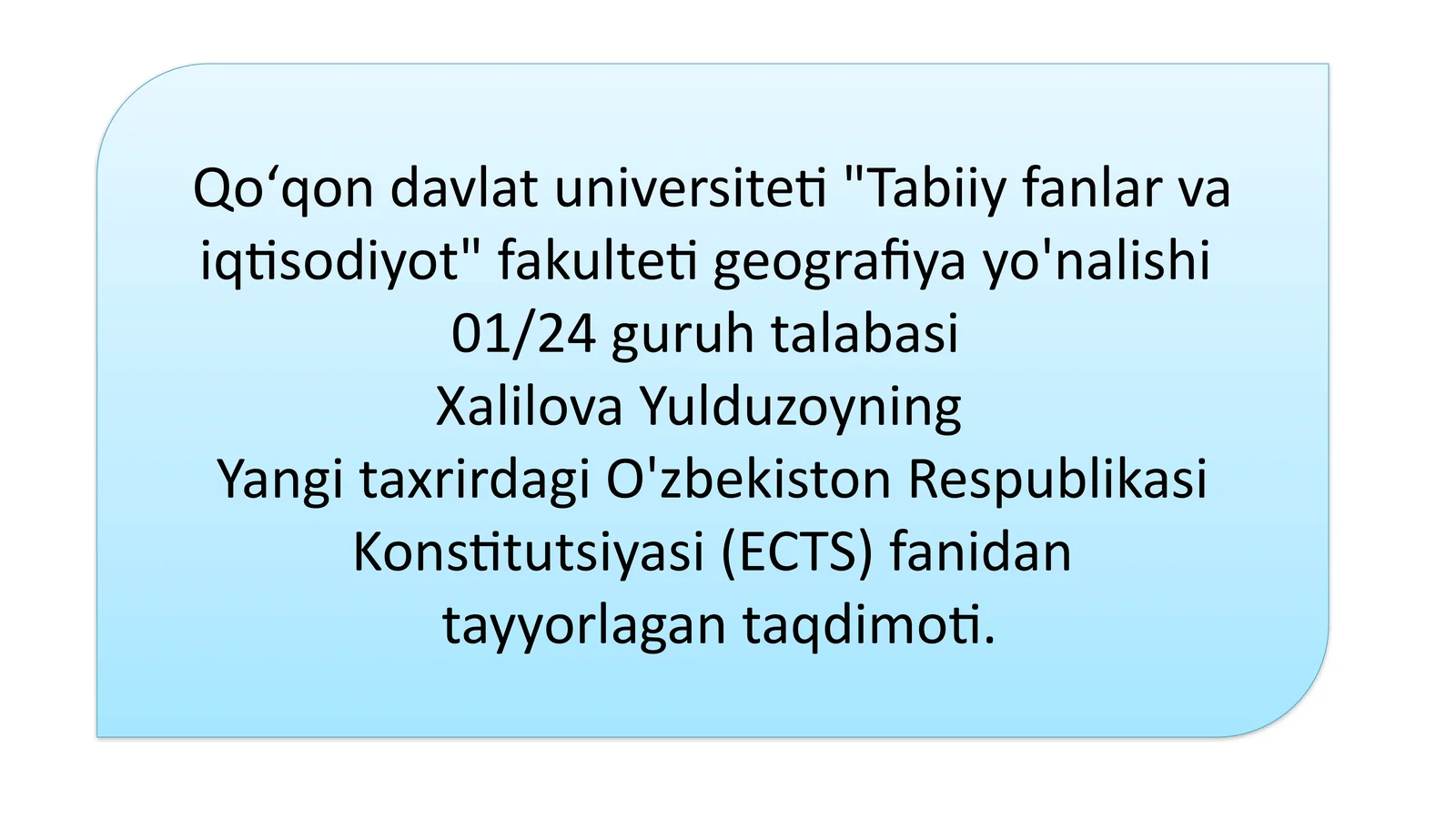 Geografiya yo'nalishi