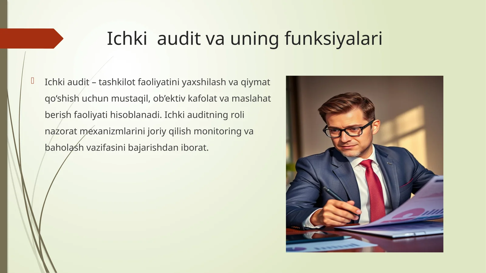Ichki audit va uning funksiyalari