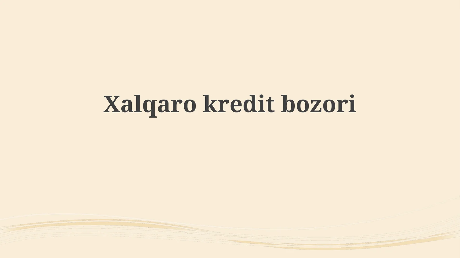 Xalqarokreditbozori
