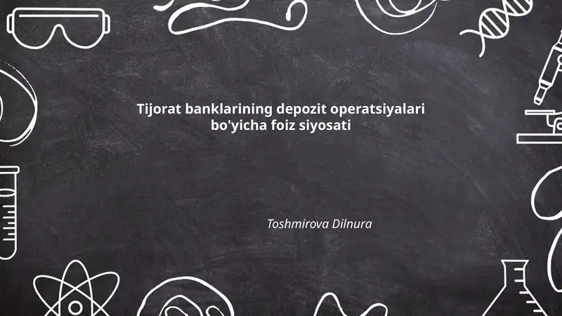 Tijorat banklarining depozit strategiyalari