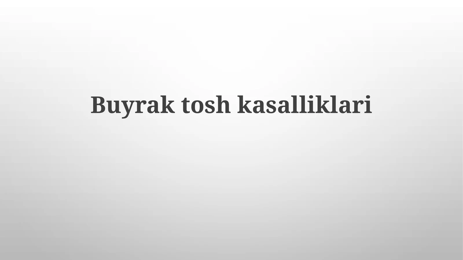 Buyraktoshkasalliklari