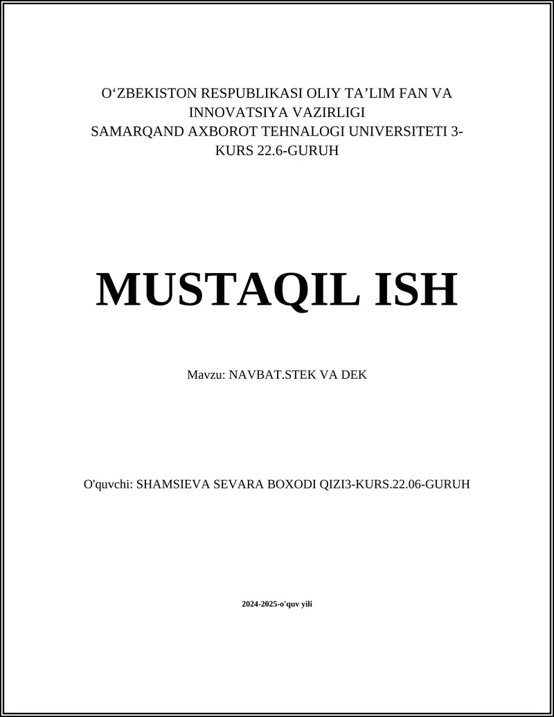 Navbatlarni samarali boshqarish tizimlari