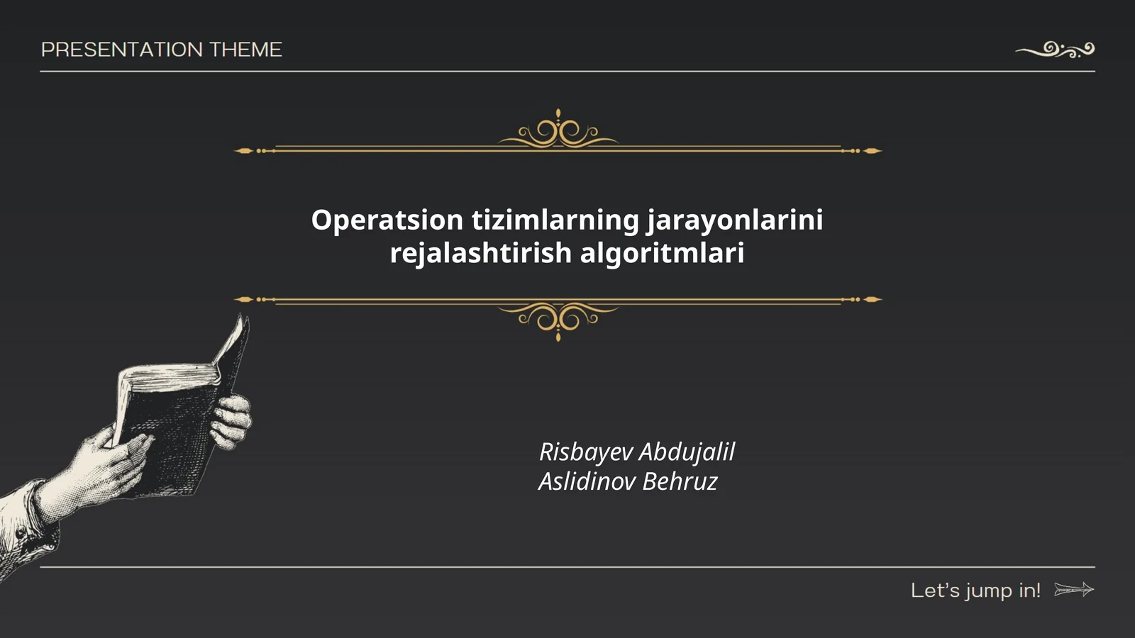 Operatsion tizimlarning jarayonlarini rejalashtirish algoritmlari
