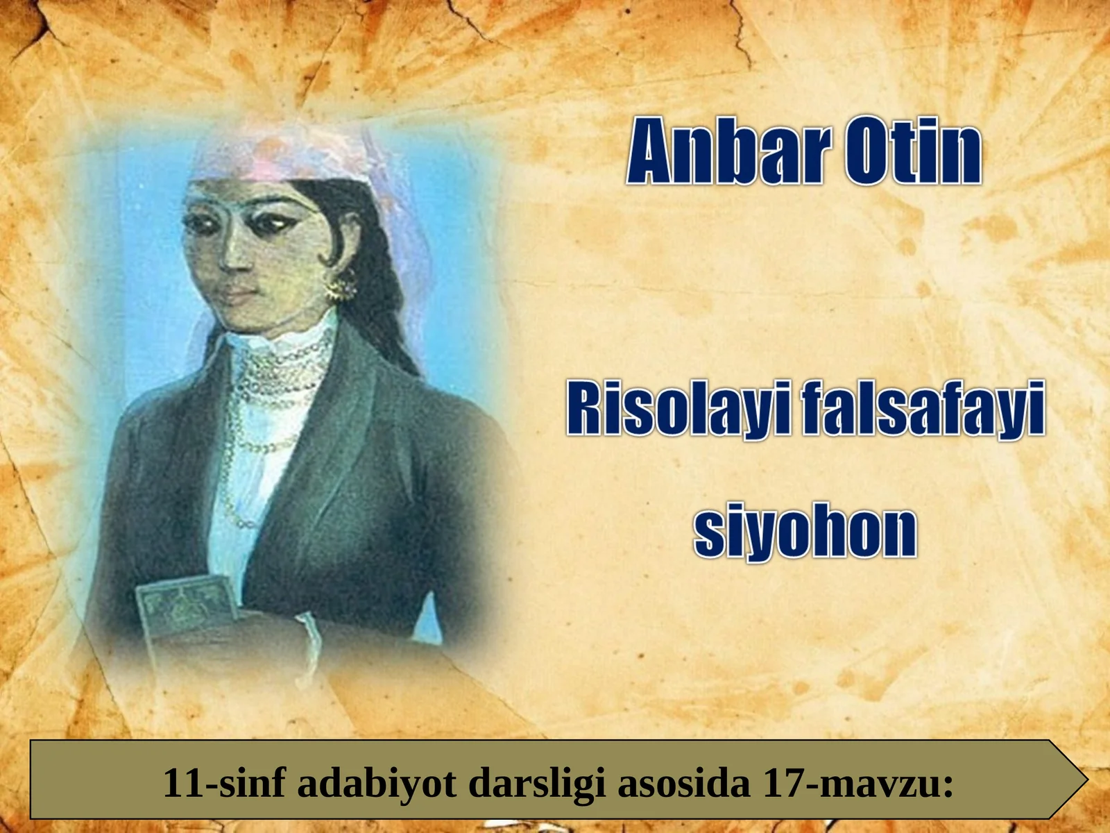 «RISOLAYI FALSAFAYI SIYOHON»DAN