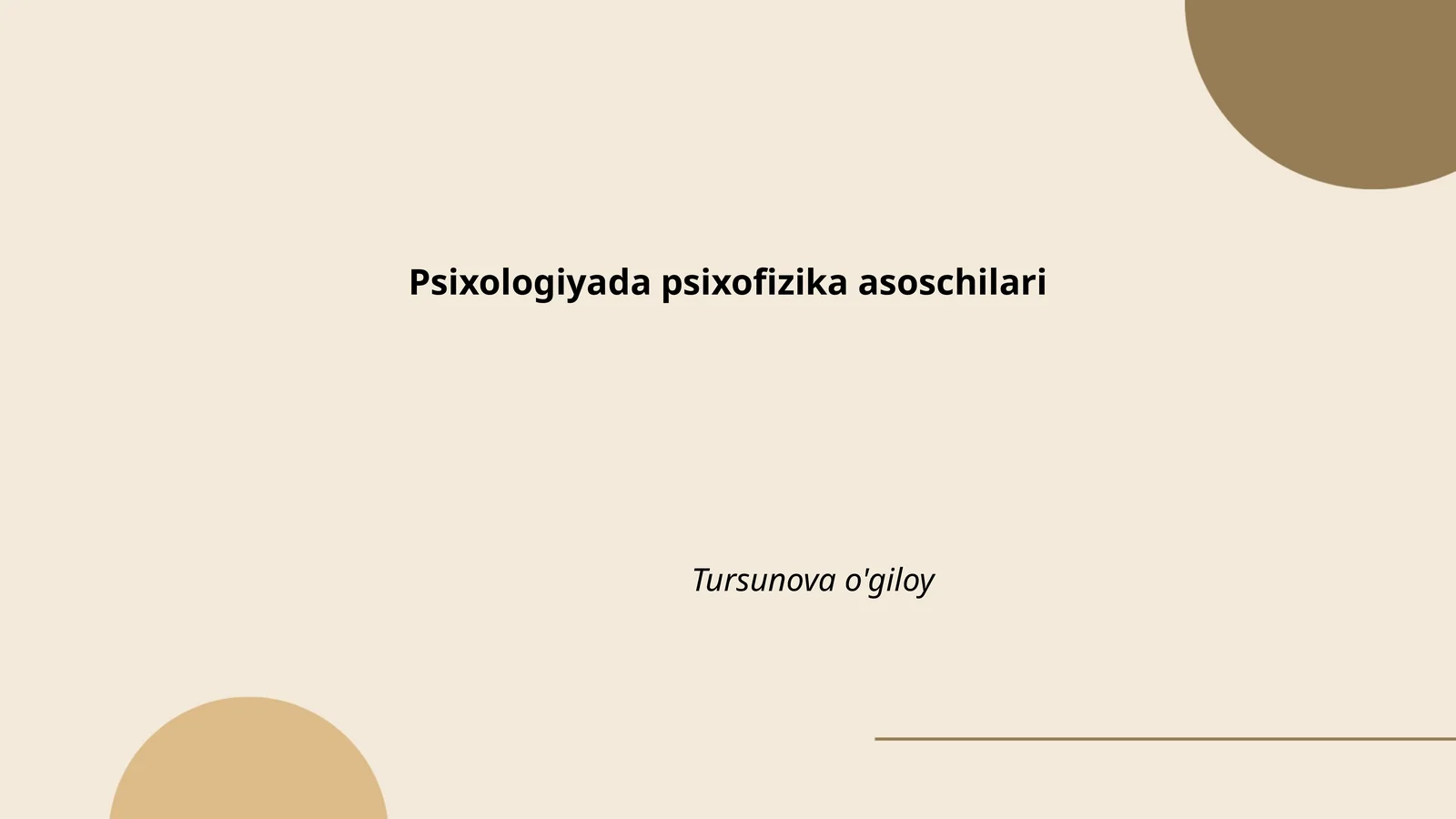 Psixologiyada psixofizika asoschilari