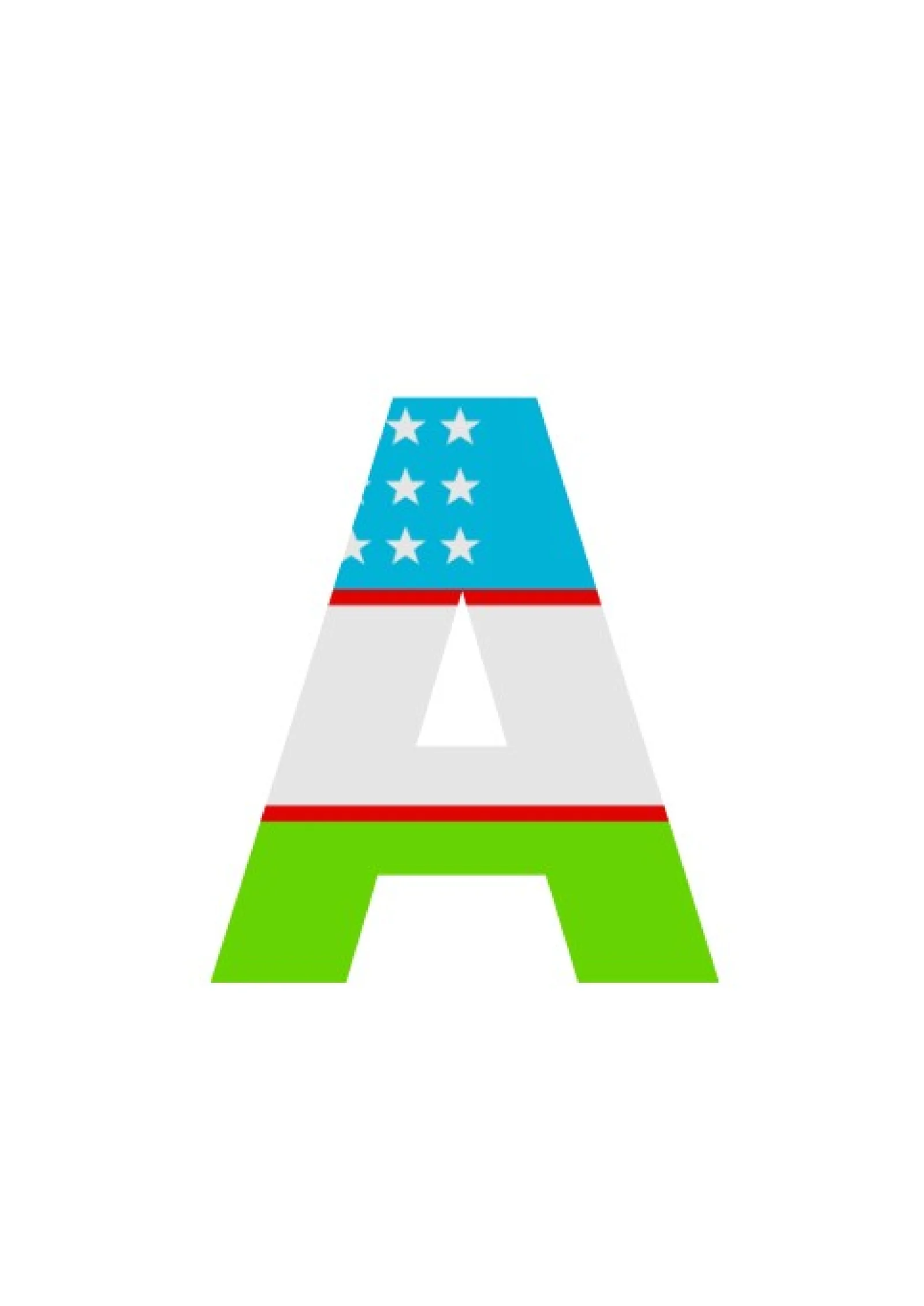 O‘zbekiston Bayrog‘i Stilidagi Alifbo (Word formatida)