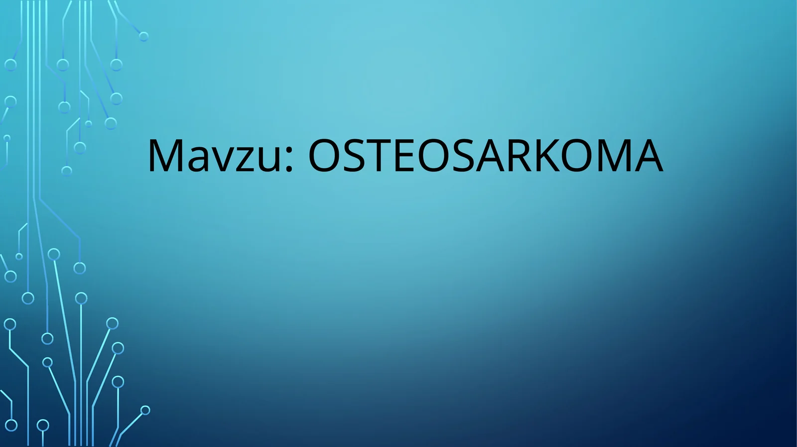 Osteosarkoma