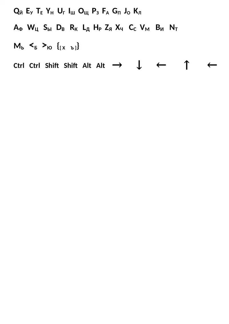 Klavyatura.  Bu bilan siz A4 ga chiqazib o'chib ketgan klavyaturangizga skoch bilan yopishtirib qo'yishingiz mumkin. Bu ijodkor insonlar uchun. nimanidir qo'l bilan qilishni hohlaganlar uchun