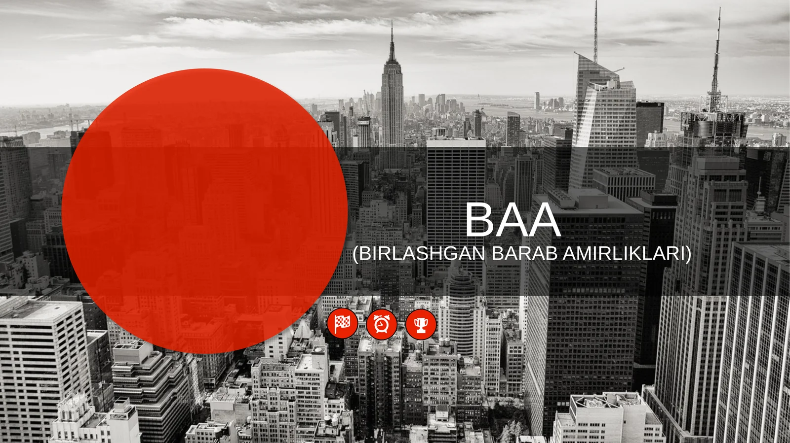 BAA (BIRLASHGAN BARAB AMIRLIKLARI) GERBI BAYROG’I