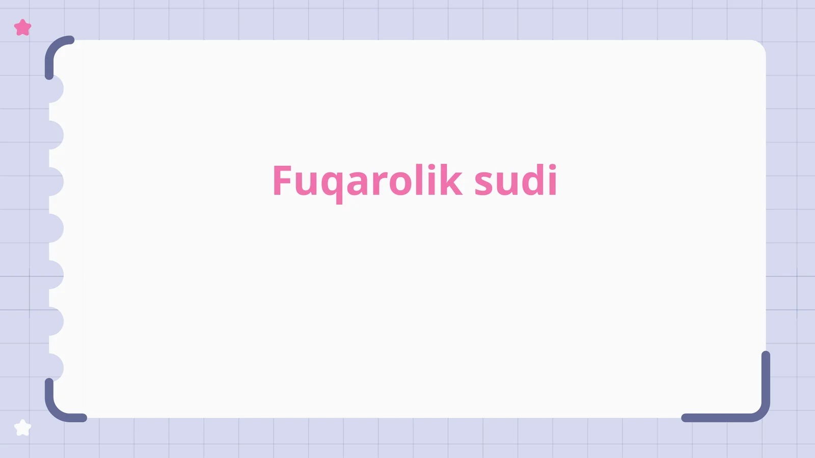 Fuqarolik sudi
