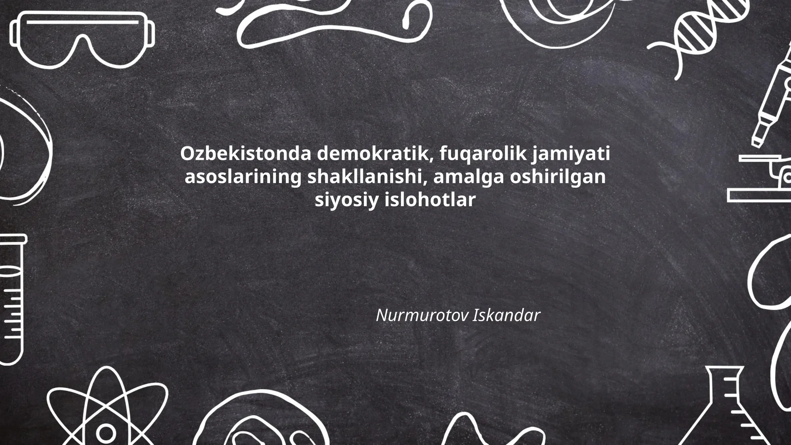 Ozbekistonda demokratik, fuqarolik jamiyati asoslarining shakllanishi, amalga oshirilgan siyosiy islohotlar