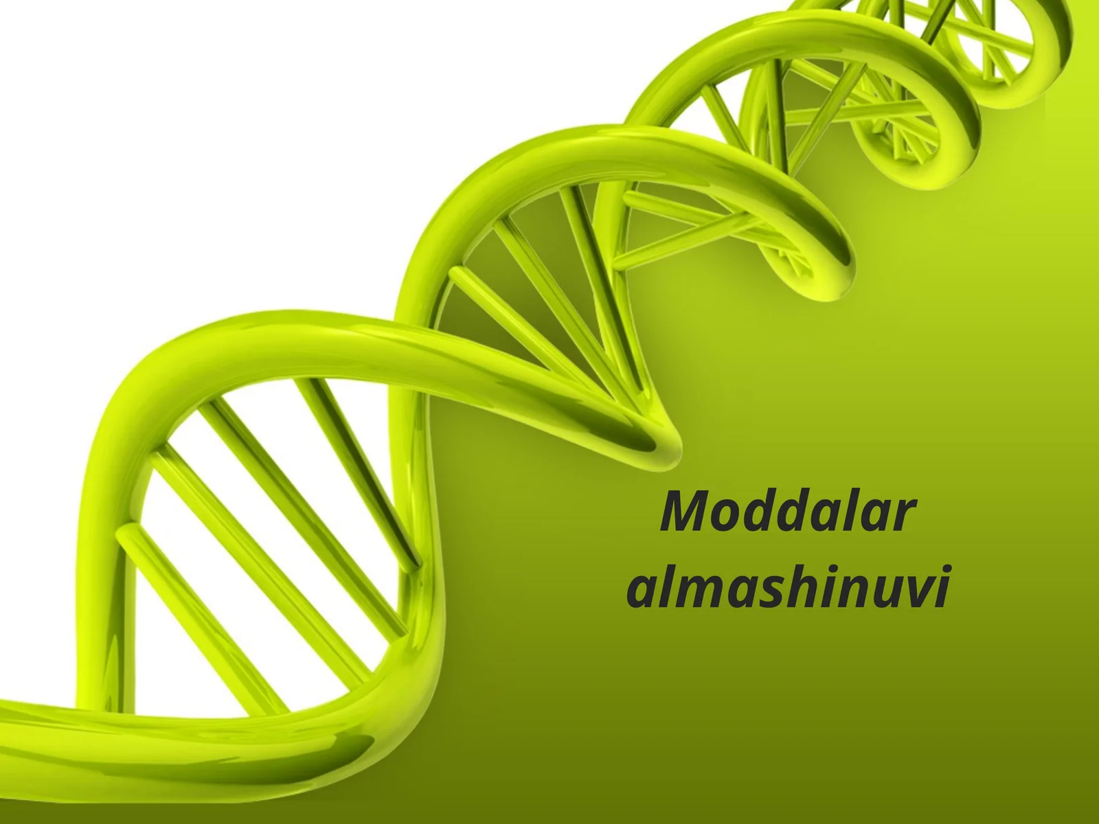 9-sinf Biologiya fanidan Moddalar almashinuvi dars taqdimot