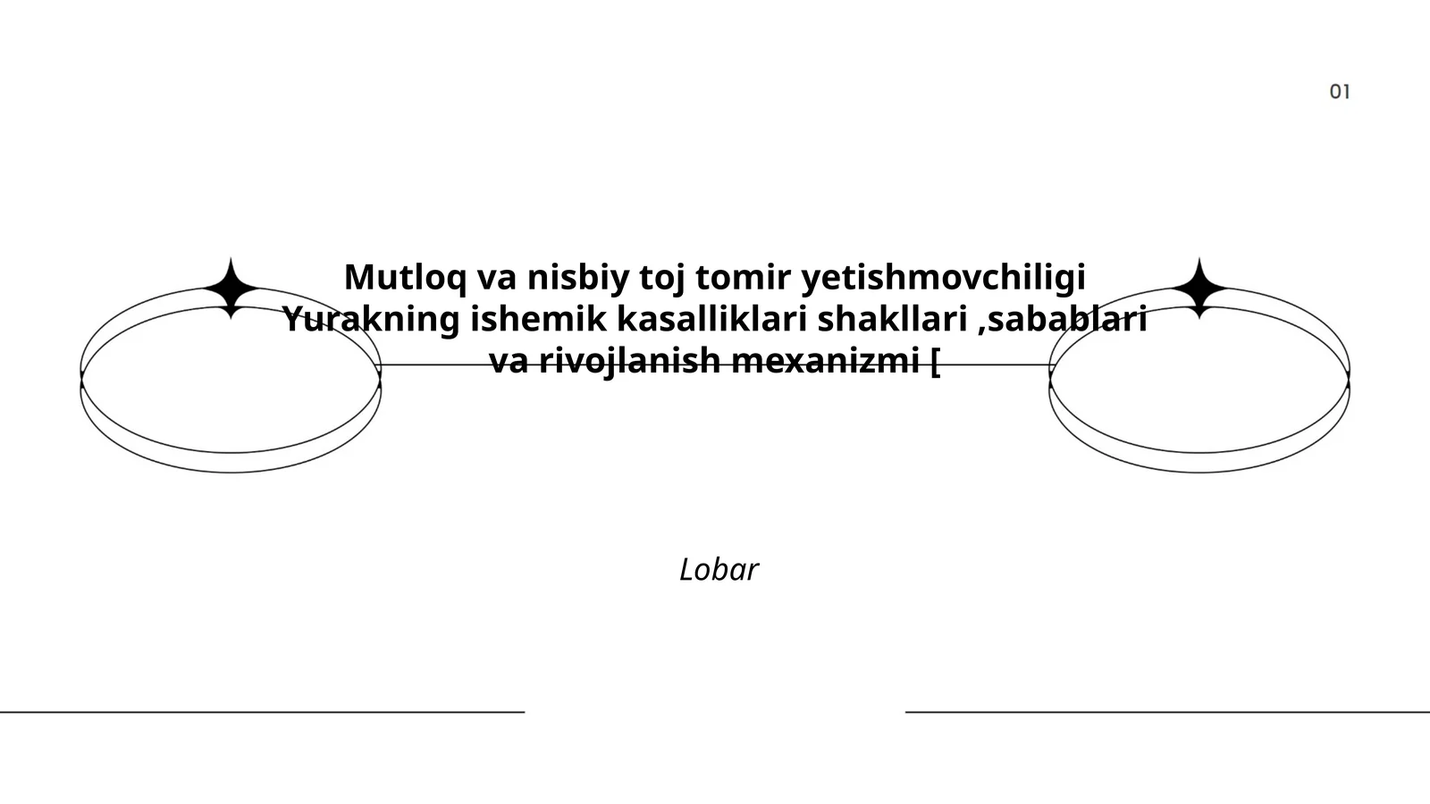 Mutloq va nisbiy toj tomir yetishmovchiligi Yurakning ishemik kasalliklari shakllari,sabablari va rivojlanish mexanizmi