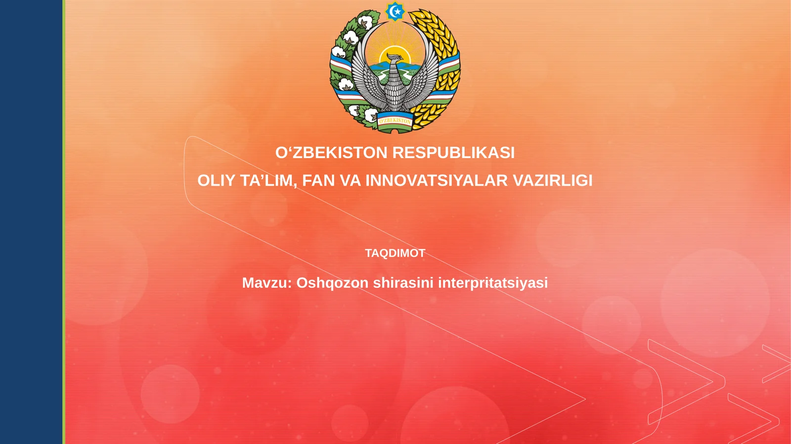 Oshqozon shirasini interpritatsiyasi