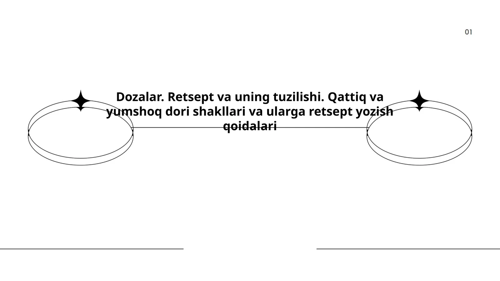 Dozalar. Retsept va uning tuzilishi. Qattiq va yumshoq dori shakllari va ularga retsept yozish qoidalari