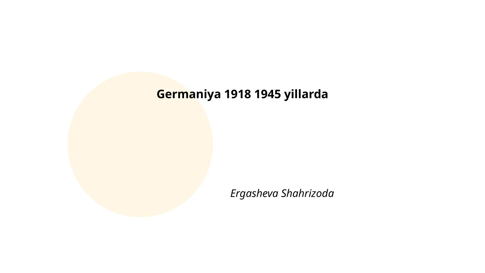 Germaniya 1918 1945 yillarda