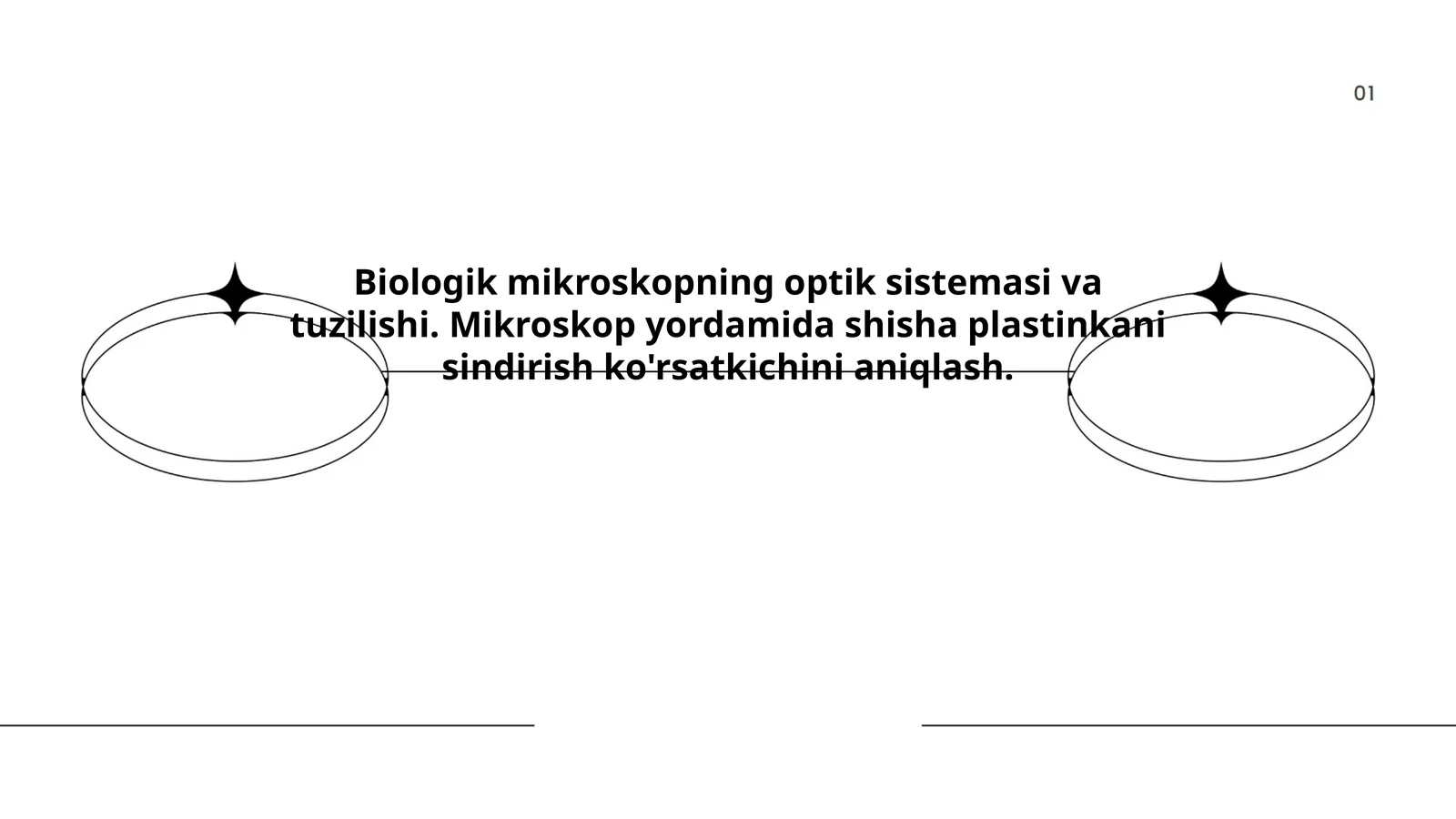 Biologik mikroskopning optik sistemasi va tuzilishi