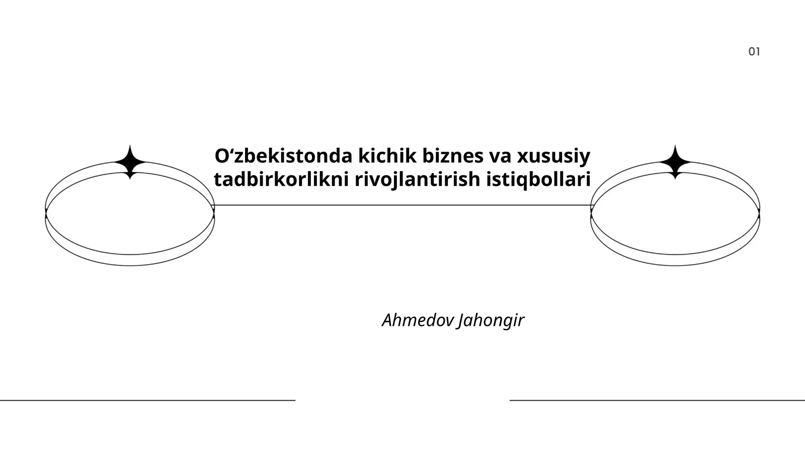 Oʻzbekistonda kichik biznes va xususiy tadbirkorlikni rivojlantirish istiqbollari