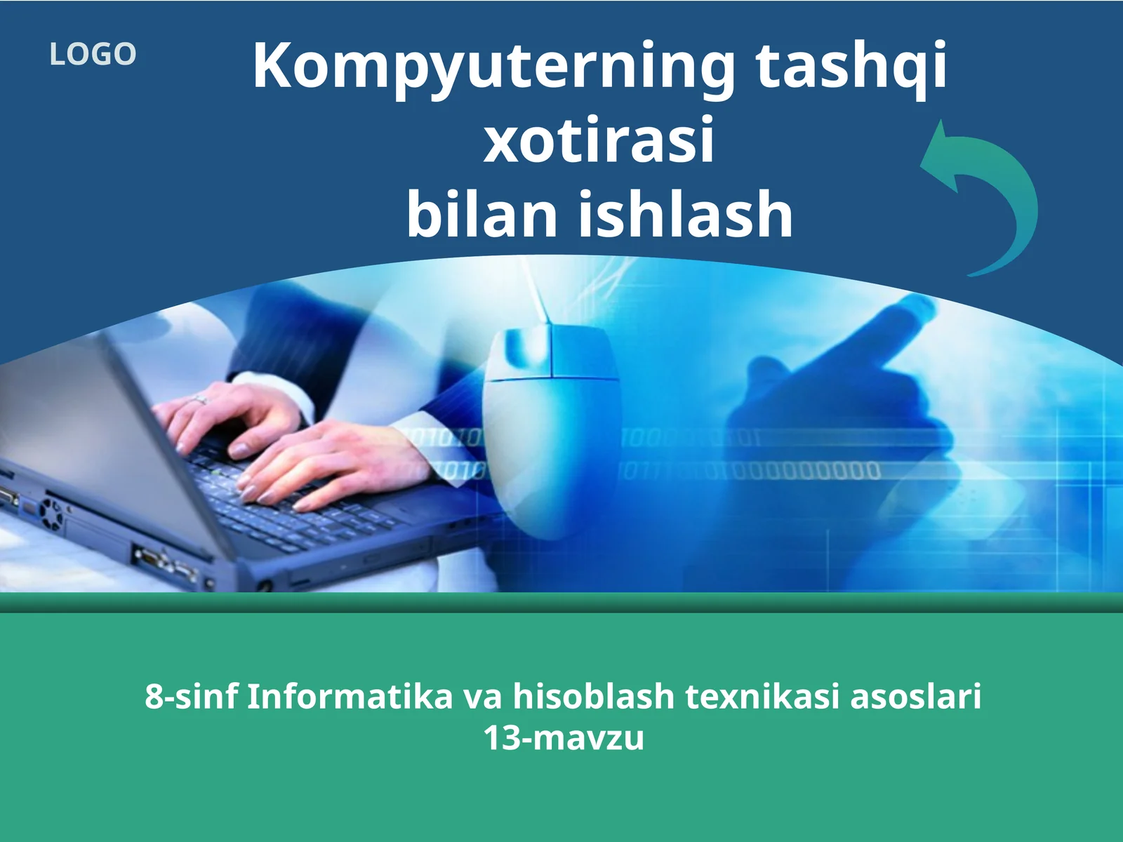 8-sinf Informatika Kompyuterning tashqi xotirasi bilan ishlash
