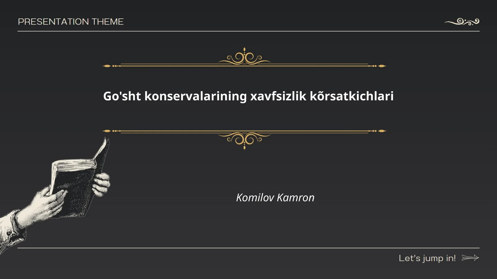 Go'sht konservalarining xavfsizlik kõrsatkichlari