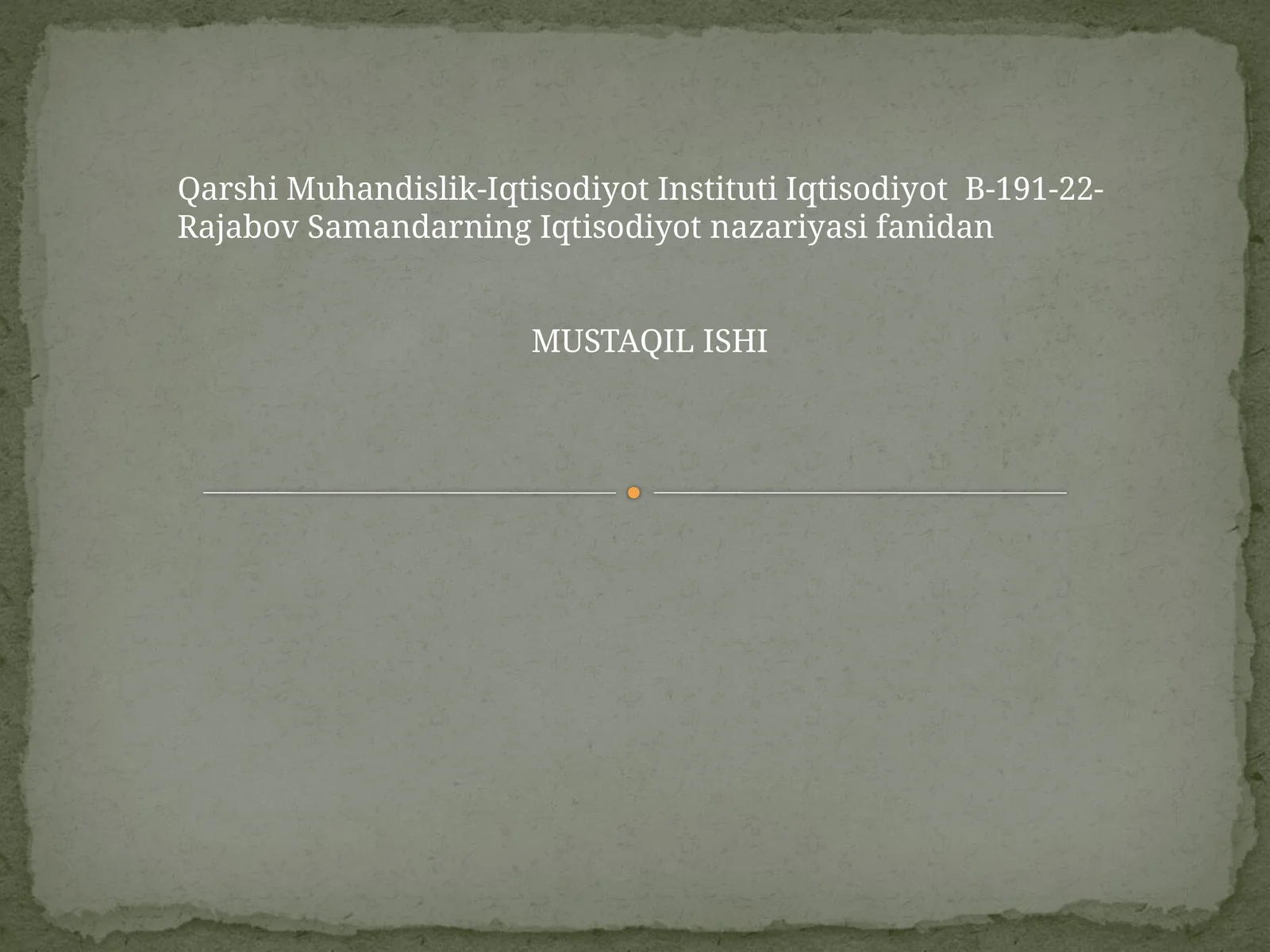 Agrar munosabatlar va ijara haqqi renta