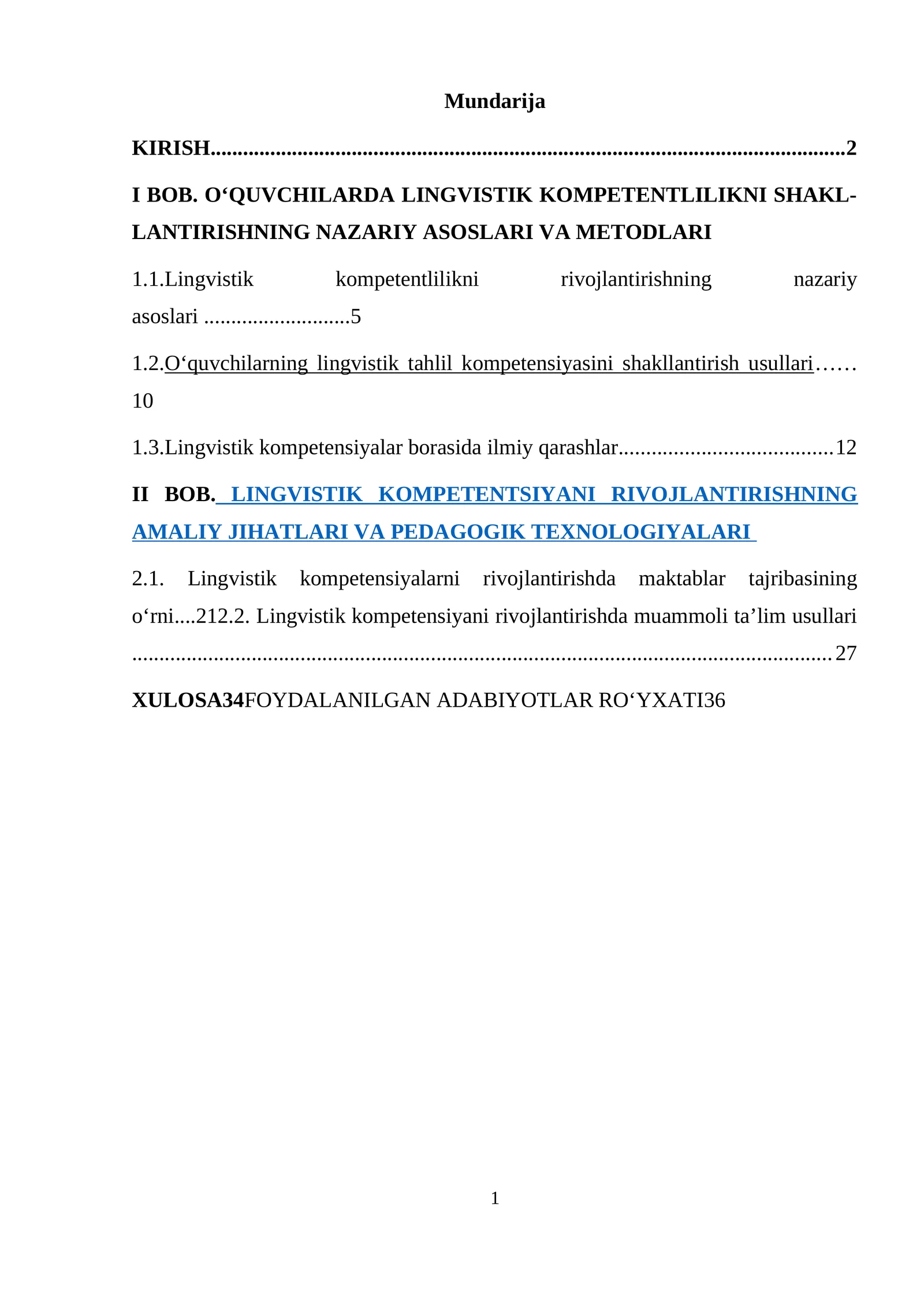 LINGVISTIK KOMPETENTLILIKNI SHAKL-LANTIRISHNING NAZARIY ASOSLARI VA METODLARI