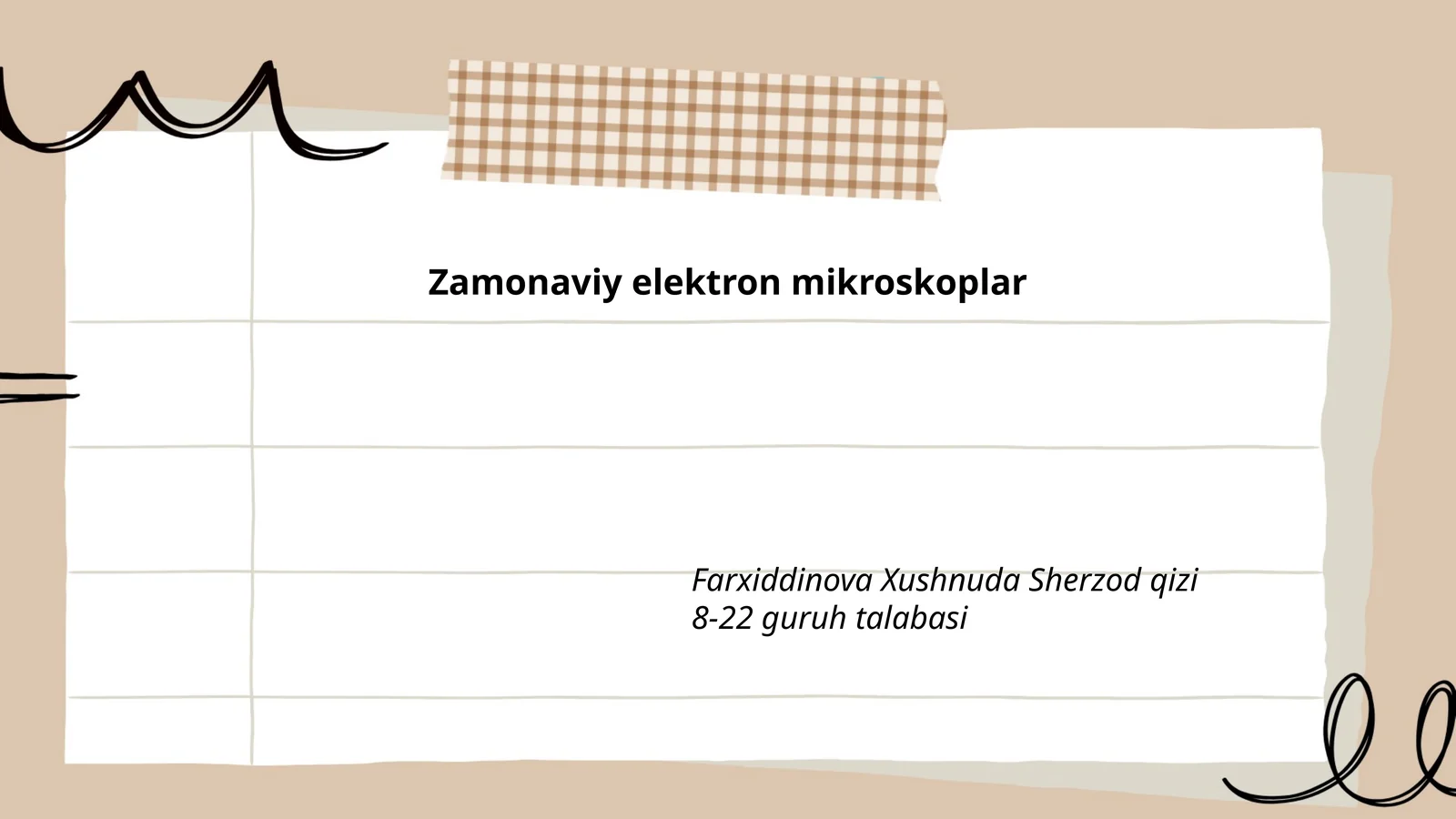 Zamonaviy elektron mikroskoplar