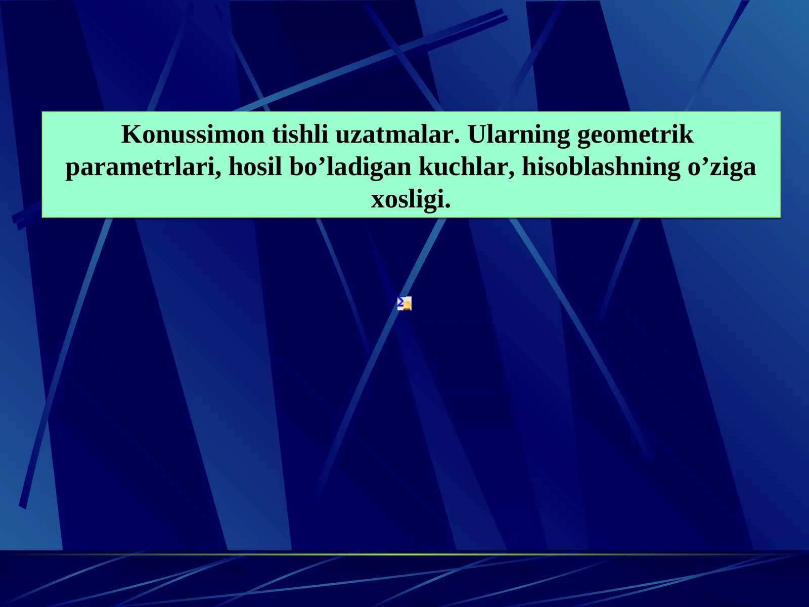 Konussimon tishli uzatmalar