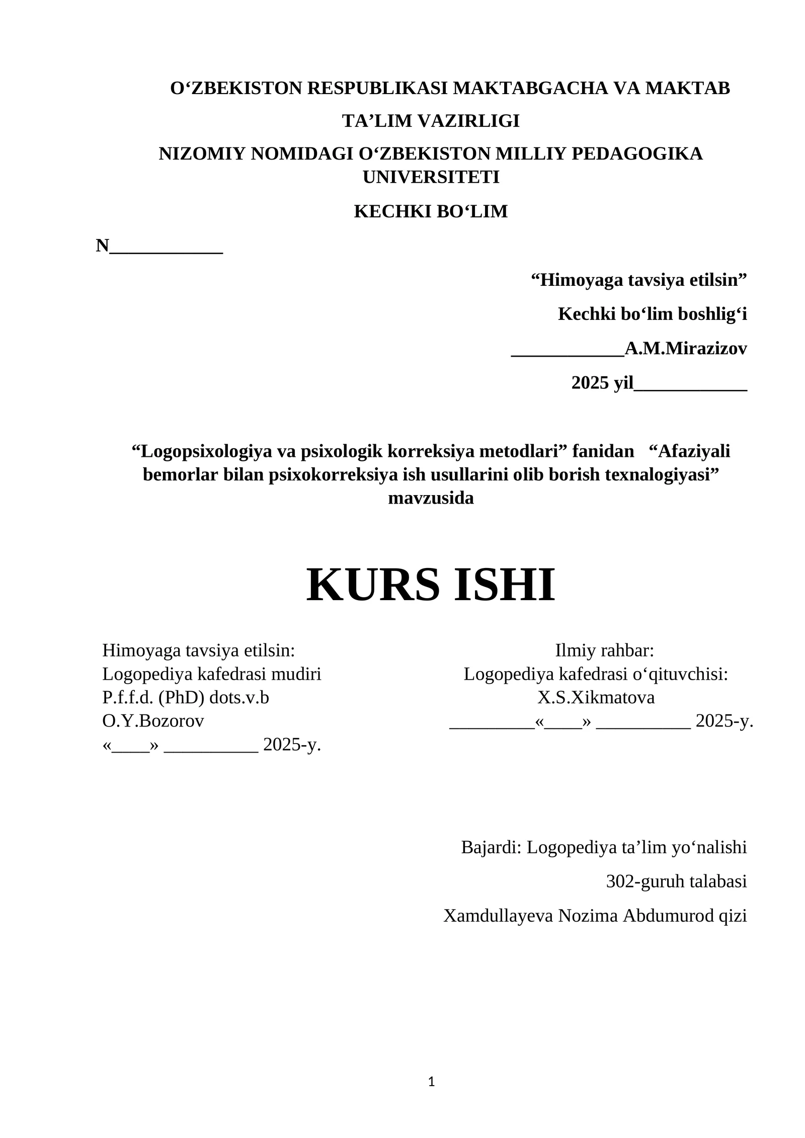 Afaziyali bemorlar bilan psixokorreksiya ish usullarini olib borish texnalogiyasi