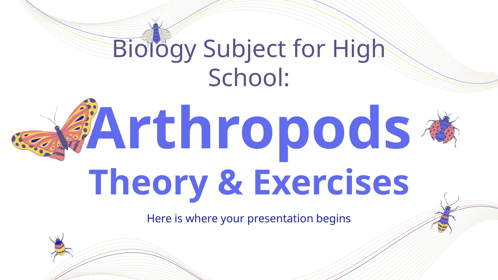 Biology Subject for High School: Arthropods