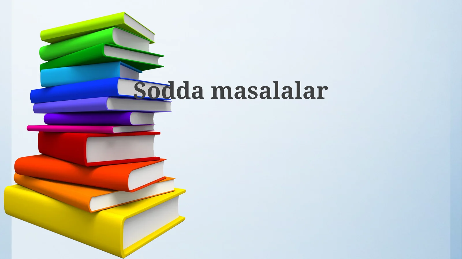 Soddamasalalar
