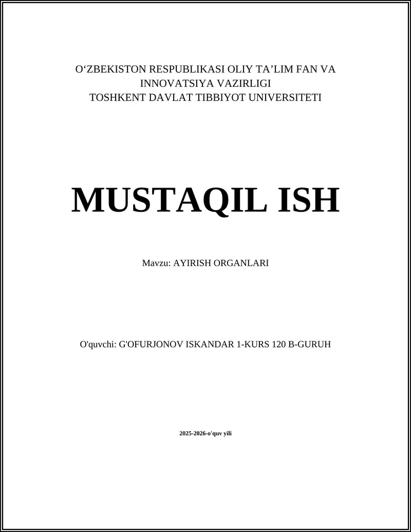 AYIRISH ORGANLARI