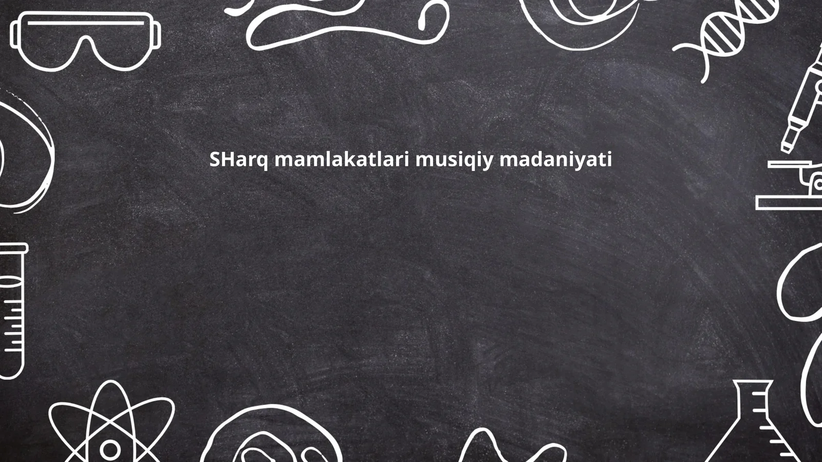 Sharq mamlakatlari musiqiy madaniyati