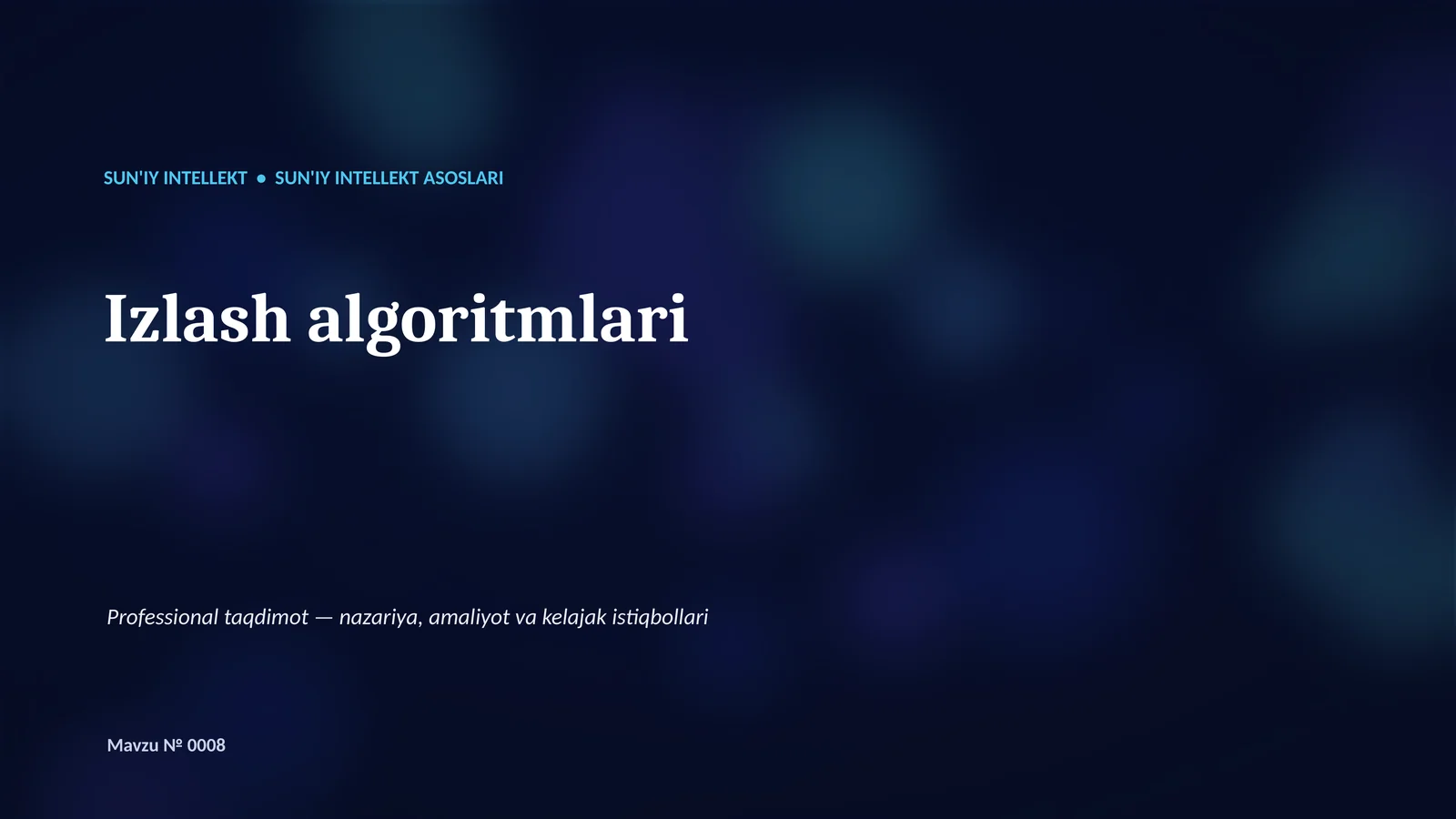 Izlash algoritmlari