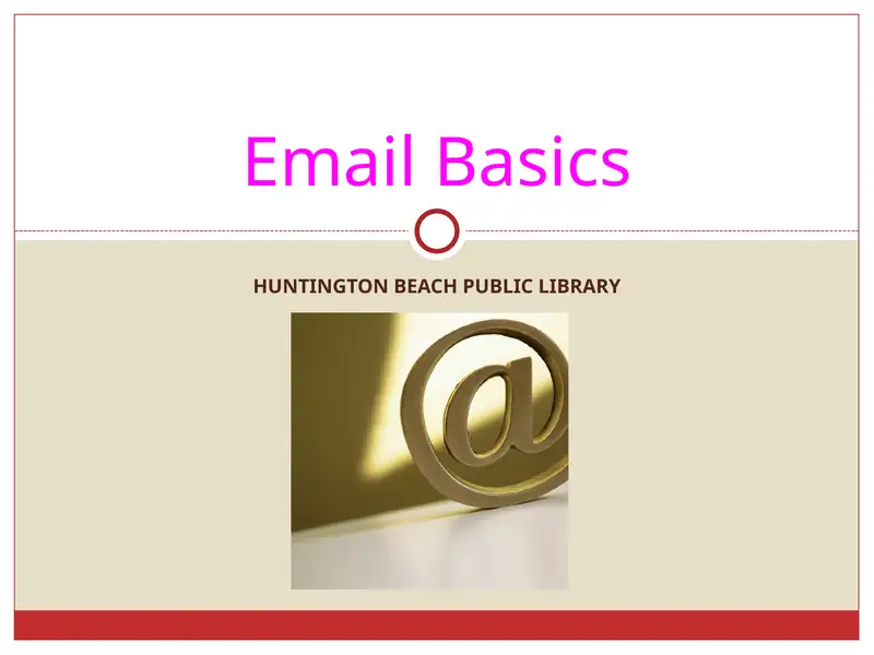 Email Basics