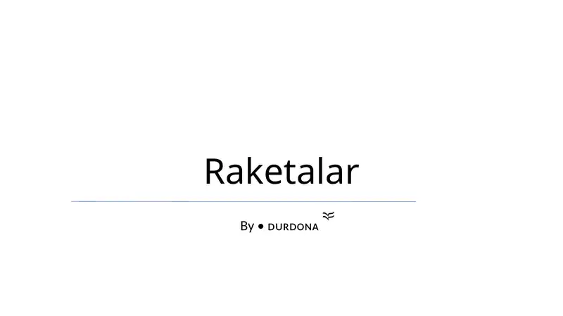 Raketalar