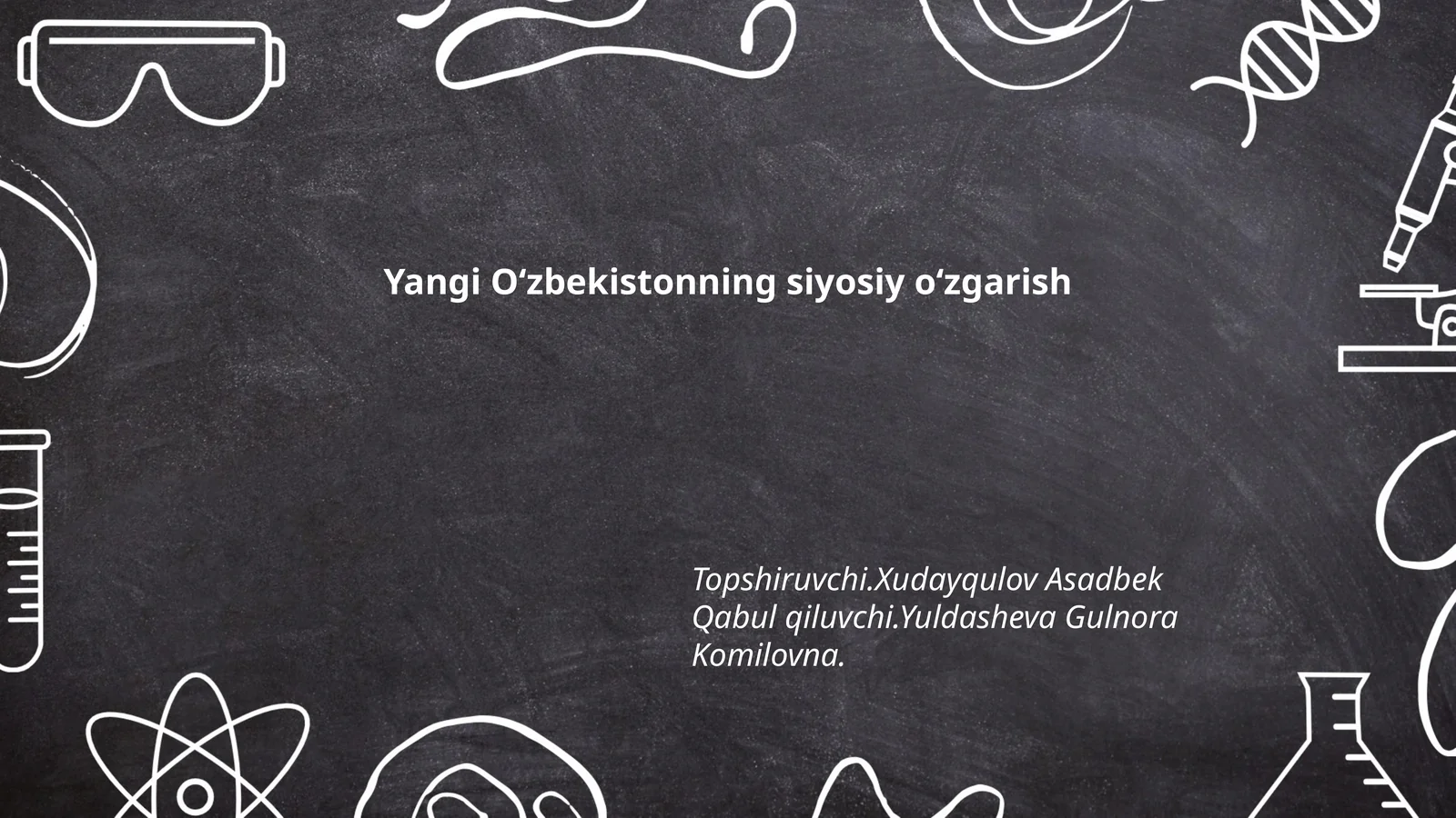 Yangi Oʻzbekistonning siyosiy oʻzgarish