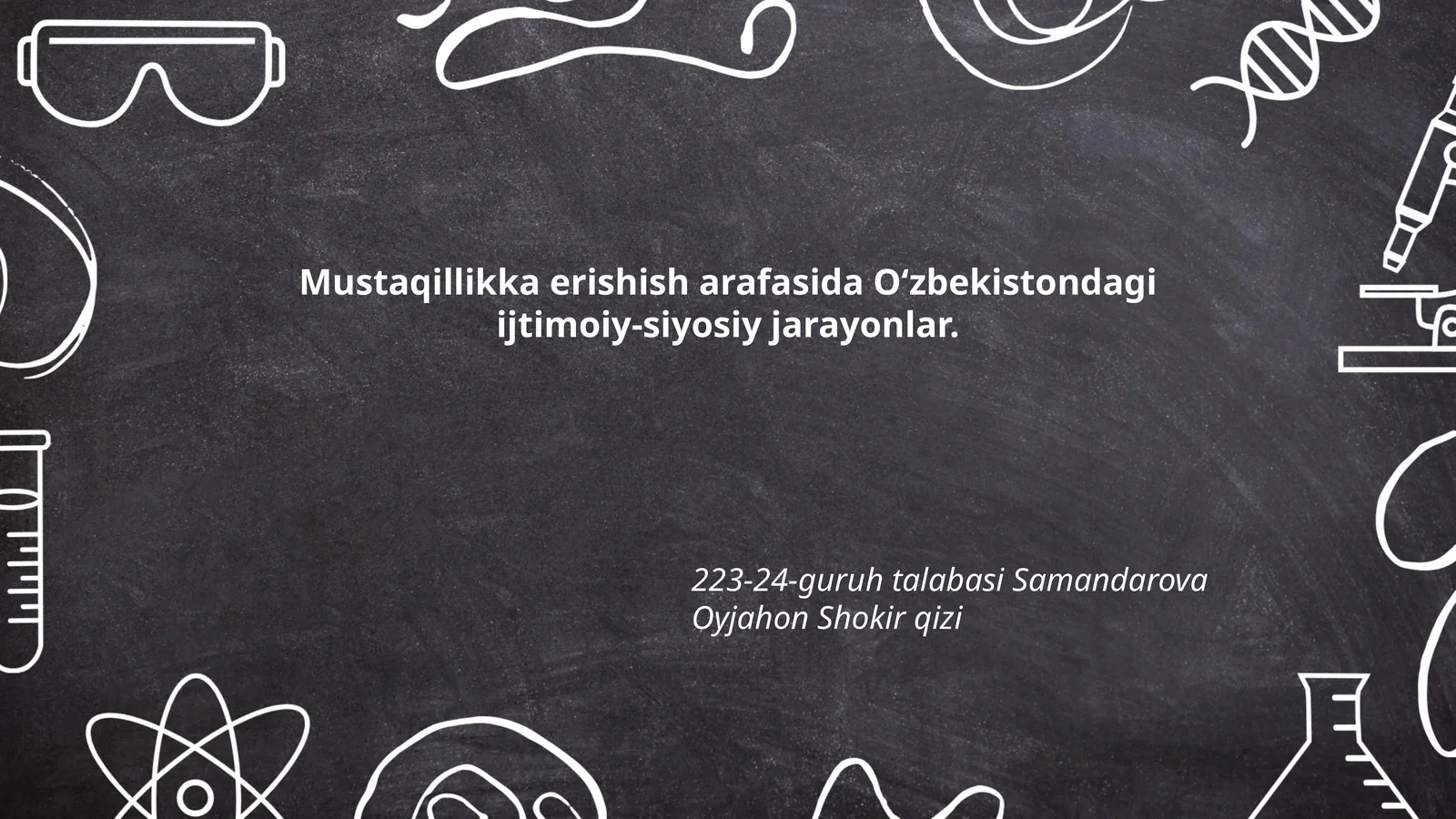Mustaqillikka erishish arafasida Oʻzbekistondagi ijtimoiy-siyosiy jarayonlar