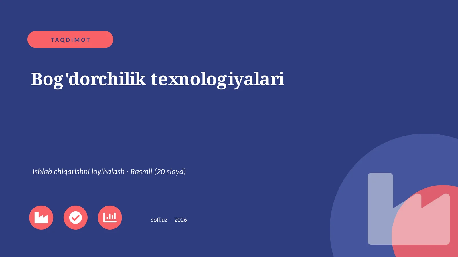Bog'dorchilik texnologiyalari